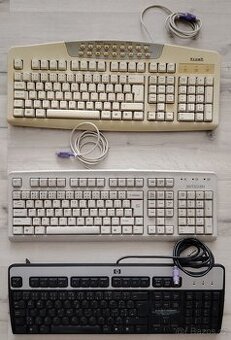 Retro klavesnice 3 ks