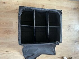 látkové úložné boxy IKEA SKUBB černé