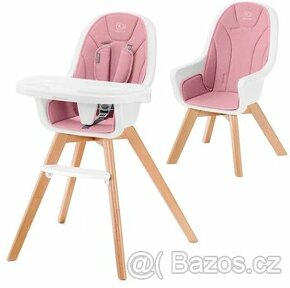Dětská židlička Kinderkraft 2v1 Tixi Pink