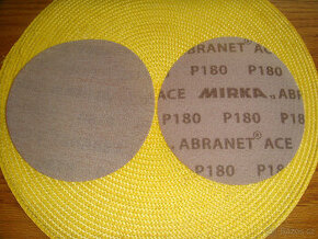 prodám kulaté brusné papíry MIRKA ABRANET 125+150mm za 10kč/