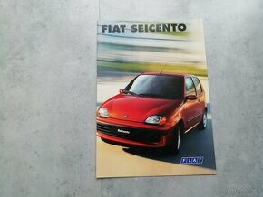 Fiat Seicento - katalog + přehled výbavy - doprava v ceně