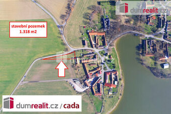 K prodeji, stavební pozemek o celkové výměře 1.318 m2, obec