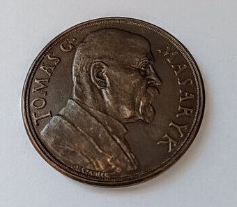 MEDAILE T,G,MASARYK 1935