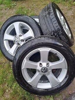 Alu kola 5x112 originál VW 215/55 R16