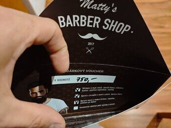 Poukaz Matty's BarberShop