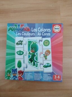 Puzzle - učení barev, PJ Masks