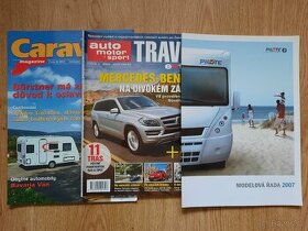 3 časopisy Caravan 2011, Pilote 2007, Travel Extra 2013
