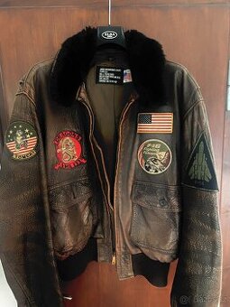 Letecka bunda-pilotka USA,typ G-1,vel. XL
