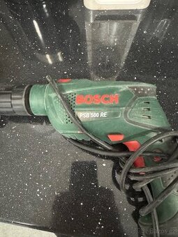 Prodám vrtačku Bosch PSB 500 RE – příklepová, 500 W