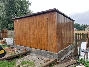 Plechová garáž 4x5m - 1