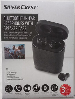 Bluetooth sluchátka s reproduktorem SKTL 40 Silvercrest