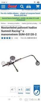 Nastavitelné palivové hadice Summit Racing™ SUM-G3120-2