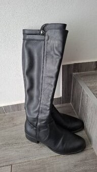 Dámske vysoké kozačky,velikost 36.