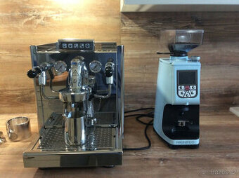 Espresso Elektronika 2 Profi + mlýnek Eureka Atom Magnifico