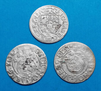 Stříbrné mince 17. stol. Zikmund III. Vasa
