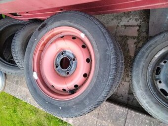 Plechová kola s pneumatikami 4x108 R13