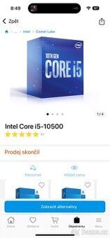 Základní deska + RAM + CPU + chladič