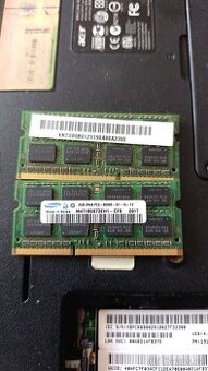 Paměť RAM 2×2GB DDR3 SO-DIMM (Samsung)
