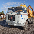 Liaz MTS 27 4x4 s fekálem, korbou a rozmetadlem hnoje