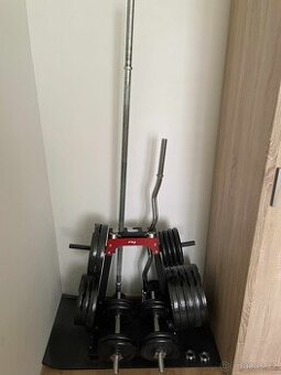 Vybavení domácí posilovna fitness, benchpress