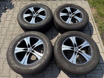 4x al kola 5x120 17 + pneu zimní 245/65 R17