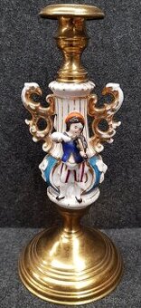 Starožitný figurální svícen