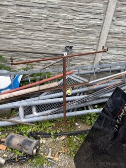 Pozink trubky a pozink žebřík