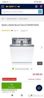 Myčka Bosch nová