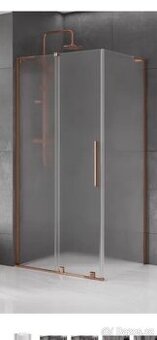 Sprchový kout 90x70 měděný,Nový