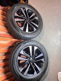 Originální 16" ALU sada VW + celoroční pneu Hankook 205/60