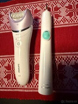 Epilátor a kartáček