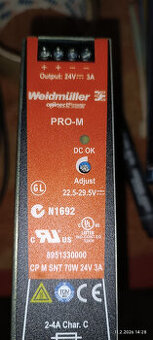 WEIDMÜLLER Napájecí zdroj