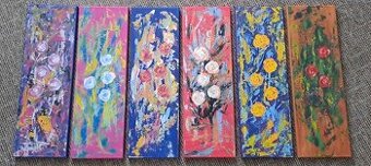 Ručně malované obrazy akryl