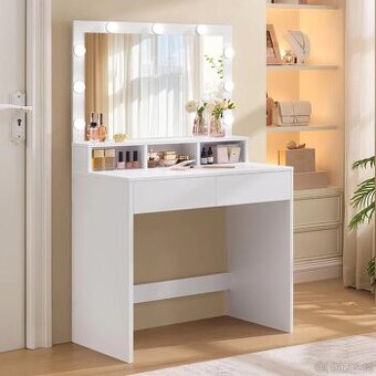 Toaletní stolek Vasagle s LED osvětlením