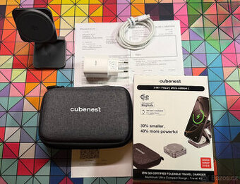 Apple MagSafe nabíječka - CubeNest Qi2.2 Ultra Grey