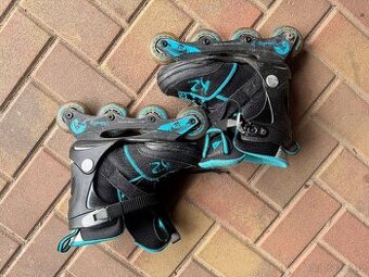 Prodám rostoucí kolečkové brusle.