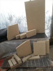 Ohnivzdorné desky do topeniště kamen-krbů.Náhrada šamotu.