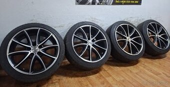 Alu kola R17 5x100 AEZ + letní pneu 205/45/17 Falken