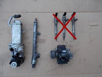 Díly motoru Škoda, VW 1.6TDI 77kw naj. 104xxxkm.