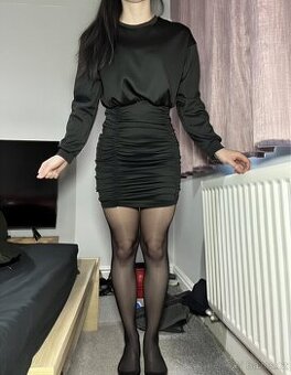 Dámské sexy šaty s řaseným vel. XL