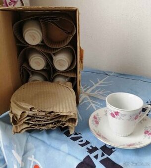 Porcelánové retro sady mix