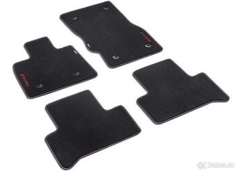 ALFA ROMEO STELVIO TEXTILNÍ KOBERCE ČERNO-ČERVENÉ jako nové