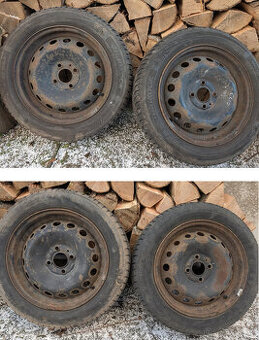 Zimní pneu a kola Renault 4x100 165/65 R15 kompletní
