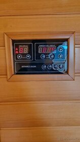 Infra sauna pro dva - 7x topný panel, rádio, ionizátor