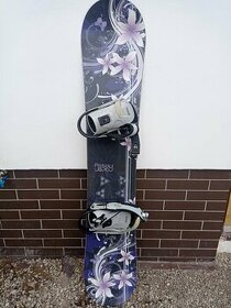 Dámský snowboard s vázáním
