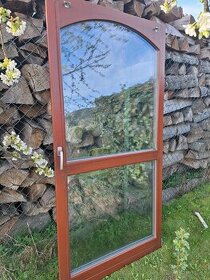 Dřevěné okna -trojsklo, použitá