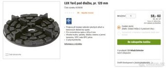 LUX Terč pod dlažbu, pr. 120 mm