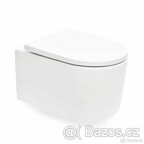 NOVINKA - vírové wc WC s prkénkem softclose závěsné SAT - 1