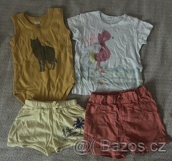 Set letních věcí pro holčičku 74/6-9 měs - 1