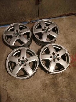 4ks alu Škoda 5x100 r15